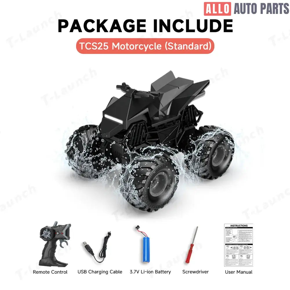 1:20 Cybertruck-Style Amphibious RC Car - 4WD Waterproof Off-Road Toy - Tesla Exterior Accessories > Remote Car