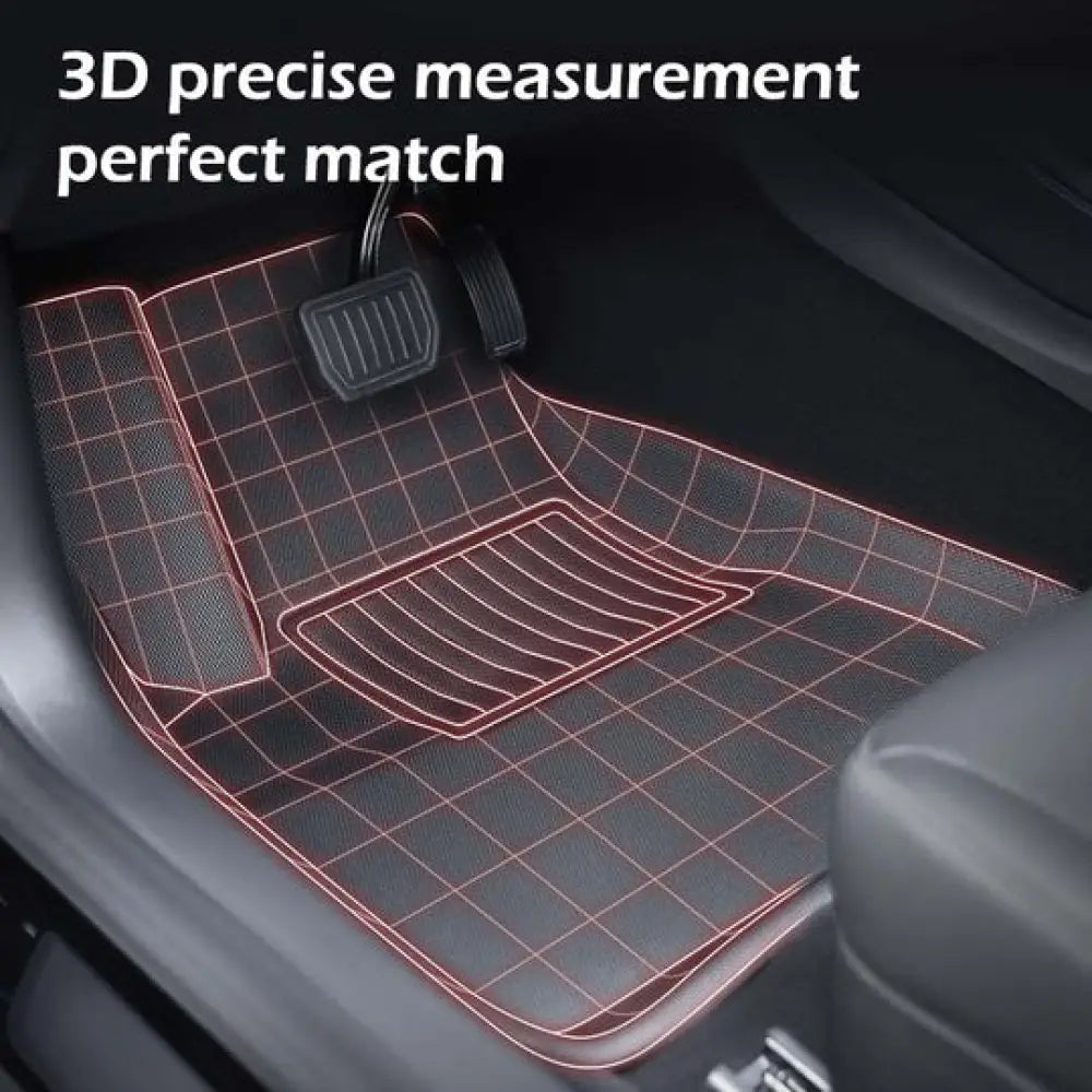 2024 Tesla Model 3 Highland All Weather Floor Mats - Custom Fit XPE Liners - Tesla Interior Accessories > Floor Mat