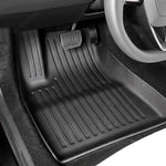2024 Tesla Model 3 Highland All-Weather Floor Mats | Custom TPE Protection - Tesla Interior Accessories > Floor Mat