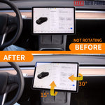 2024 Tesla Model 3 Highland Screen Swivel Mount - 4-Way Rotating Bracket - Tesla Interior Accessories > Dashboard >