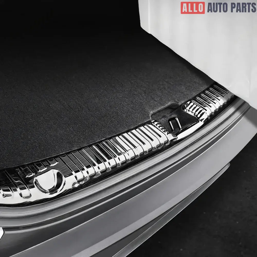 2025 Tesla Model Y Juniper Trunk Sill Protector - Stainless Steel Scuff Plate - Tesla Interior Accessories> Frunk Trunk