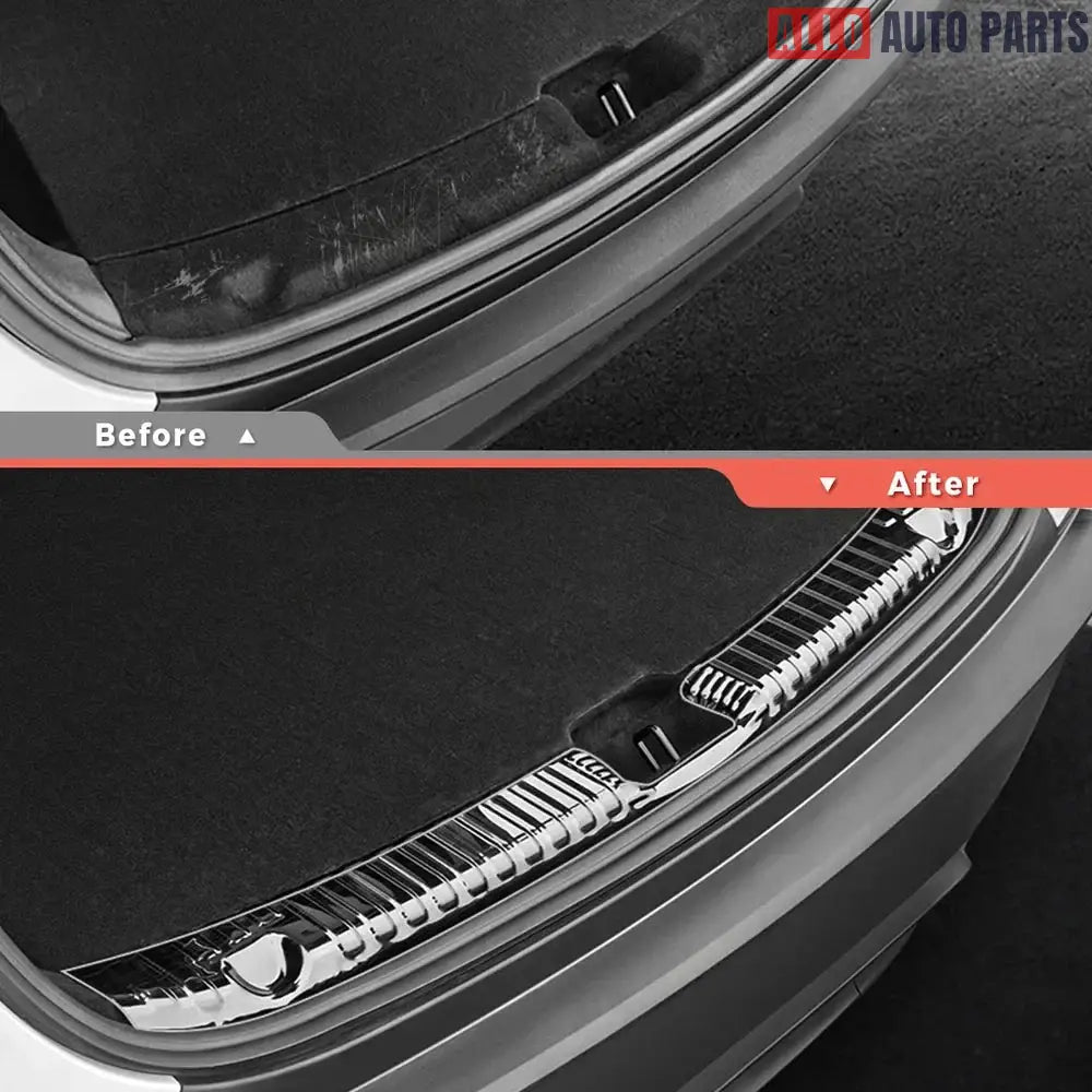 2025 Tesla Model Y Juniper Trunk Sill Protector - Stainless Steel Scuff Plate - Tesla Interior Accessories> Frunk Trunk
