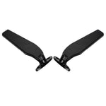 Wing Fin Spoiler Side Rearview Mirrors For Kawasaki ZX-6R Ninja ZX6R 650 01-21 Generic