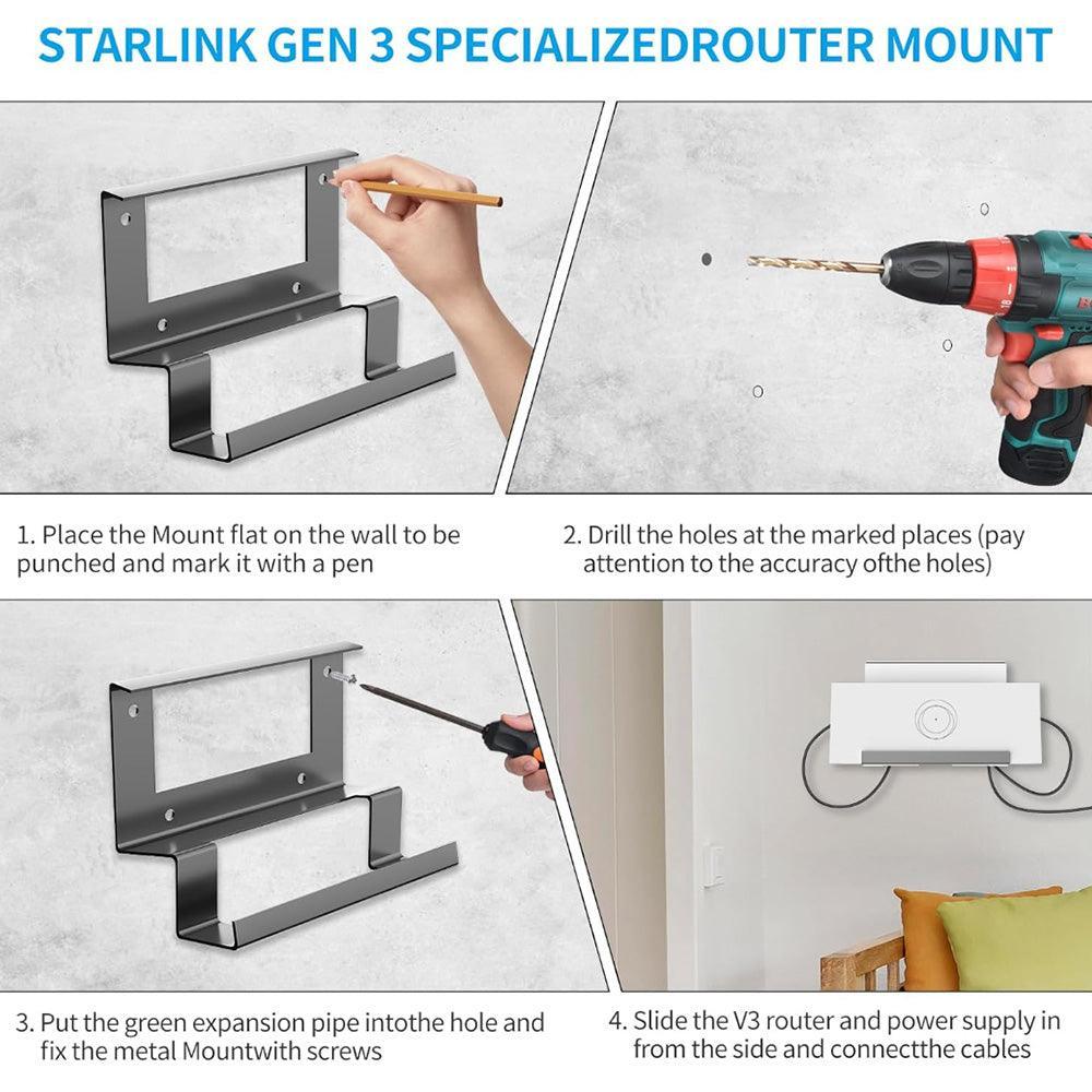 alloautoparts-all-in-one-metal-router-power-supply-wall-mount-kit-for-starlink-gen-3