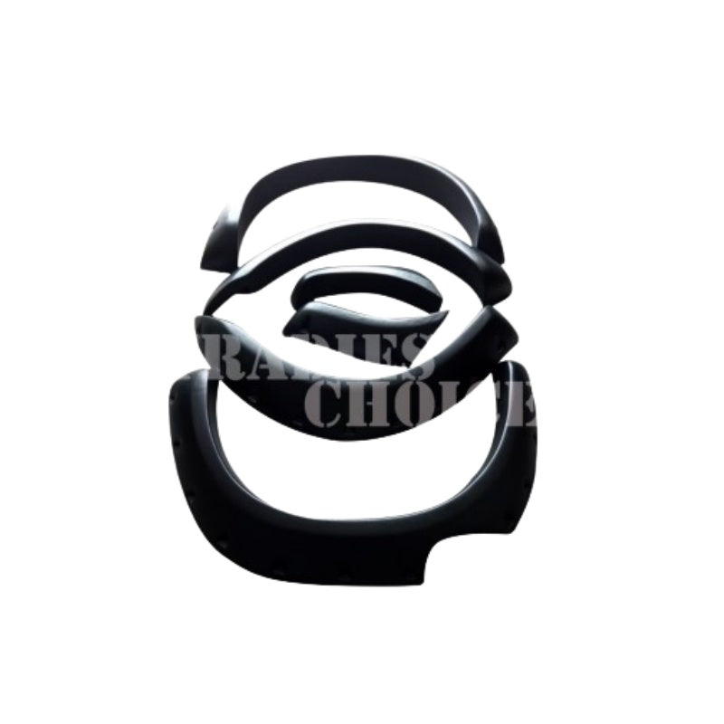 SUPER DUTY JUNGLE FENDER FLARES TEXTURE BLACK GUARD TRIM FITS FORD RANGER PX 1 2012-2015