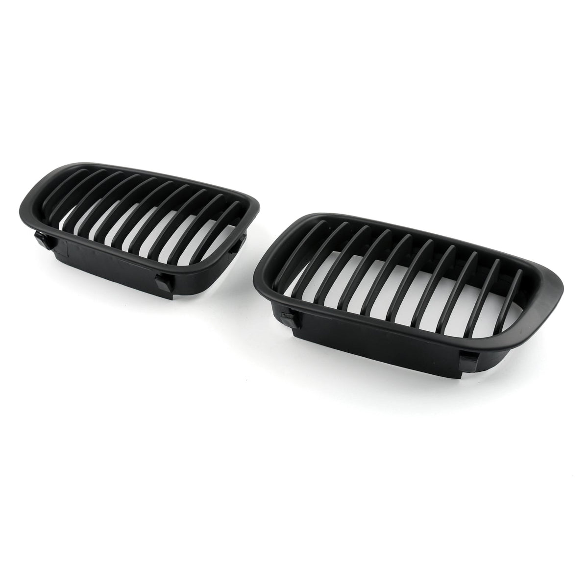 Front Fence Grill Grille ABS Black Mesh For BMW E46 4D (1998-2001) 3 Series Generic