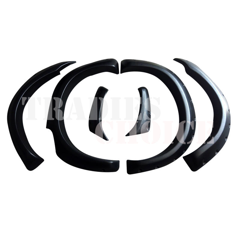 SUPER DUTY JUNGLE FENDER FLARES TEXTURE BLACK GUARD TRIM FITS FORD RANGER PX 1 2012-2015