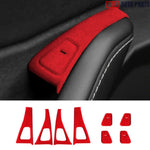 Alcantara Door Button Switch Cover for Tesla Model 3 & Model Y (2017-2023) - Tesla Interior Accessories > Doors > Door