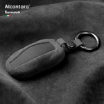 Alcantara Key Fob Cover for Tesla Model 3 Y X S | Premium Luxury Protection - Tesla Exterior Accessories > Remote Key