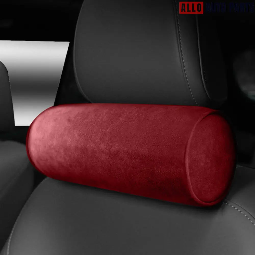 Alcantara Neck Pillow for Tesla Model 3 Y X S | Memory Foam Headrest Support - Tesla Interior Accessories > Seat >
