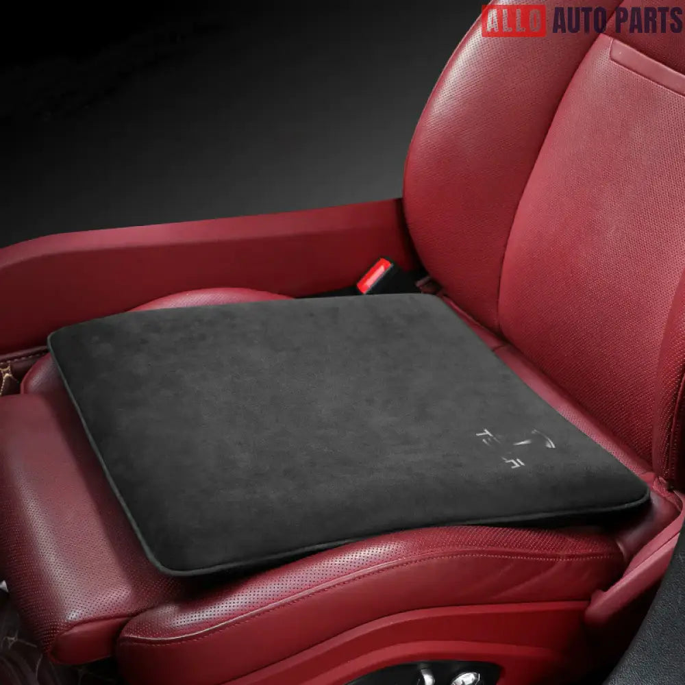 Alcantara Seat Cushion for Tesla Model 3 Y X S Cybertruck - Premium Memory Foam - Tesla Interior Accessories > Seat >