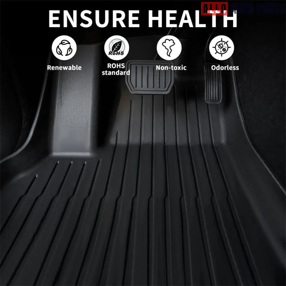 All Weather TPE Floor Mats & Cargo Liners for 2021-2023 Tesla Model 3 - Tesla Interior Accessories > Frunk Trunk > Mat