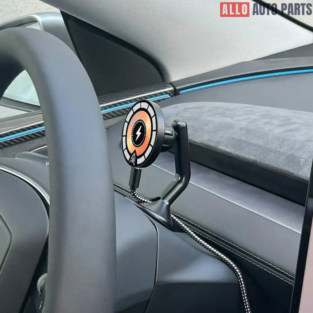 MagSafe Wireless Charger Phone Mount for Tesla Model 3 & Y (2017-2025) - Tesla Interior Accessories > Dashboard > Phone