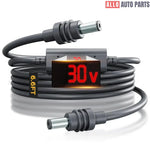 Starlink Mini DC Power Cable with LED Voltage & Current Monitor - 18AWG - Tesla Exterior Accessories > Starlink