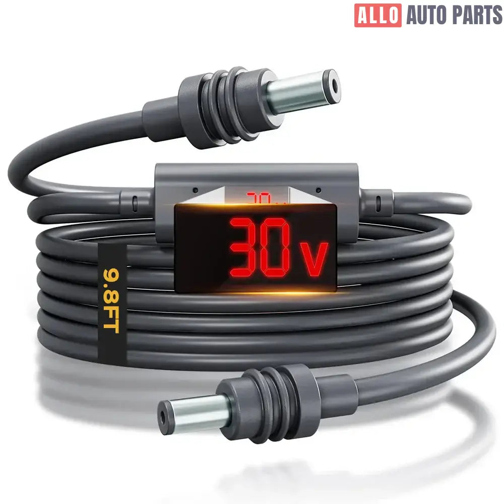 Starlink Mini DC Power Cable with LED Voltage & Current Monitor - 18AWG - Tesla Exterior Accessories > Starlink