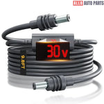 Starlink Mini DC Power Cable with LED Voltage & Current Monitor - 18AWG - Tesla Exterior Accessories > Starlink
