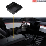 Tesla Cybertruck 2024+ Center Console Organizer Tray | Flocked Armrest Storage - Tesla Interior Accessories > Organizers