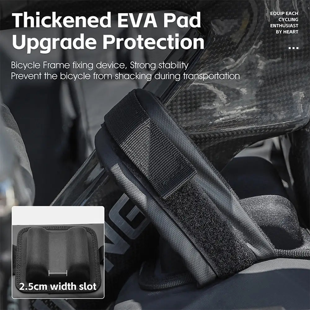 Tesla Cybertruck Tailgate Pad - Bike Rack Shield with Tool Pockets - Hold 5 Bikes - Tesla Interior Accessories > Frunk