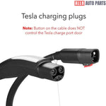 Tesla EV Charger Extension Cord - 16.4ft 48A NACS Cable for Model 3/Y/S/X - Tesla Exterior Accessories > Charger