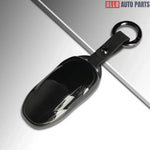 Tesla Key Fob Cover for Model 3/Y/S/X - Premium Alloy & Leather Case - Tesla Exterior Accessories > Remote Key Cover