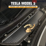 Tesla Model 3 Air Intake Vent Cover (2021-2023) - AC Protection Grille - Tesla Interior Accessories > Frunk Trunk > Air