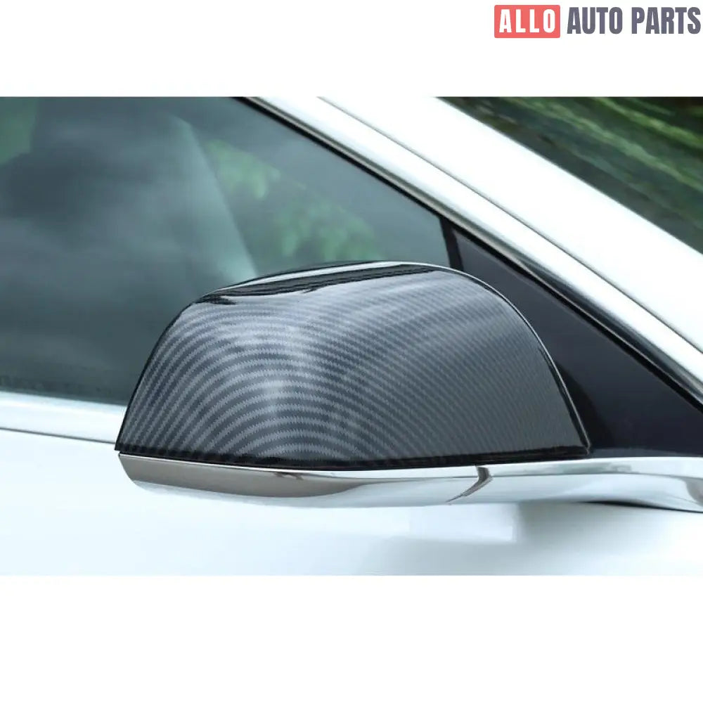 Tesla Model 3 Carbon Fiber Mirror Covers (2017-2024 & Highland) - 1 Pair - Tesla Exterior Accessories > Exterior Wrap >