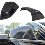 Tesla Model 3 Carbon Fiber Mirror Covers (2017-2024 & Highland) - 1 Pair - Tesla Exterior Accessories > Exterior Wrap >