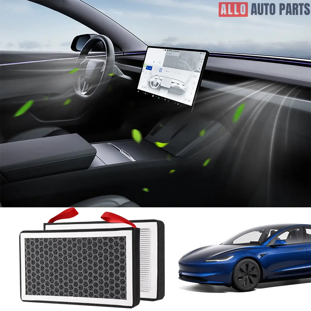 Tesla Model 3 HEPA Cabin Air Filter with Activated Carbon (2017-2024) - Tesla Interior Accessories > Air Filter