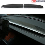Tesla Model 3 Highland 2024 Carbon Fiber Dashboard & Air Outlet Cover - Tesla Interior Accessories > Dashboard > Center