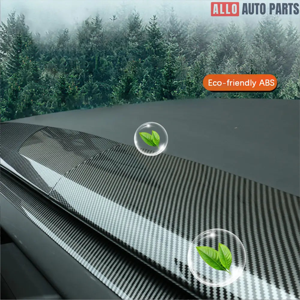 Tesla Model 3 Highland 2024 Carbon Fiber Dashboard & Air Outlet Cover - Tesla Interior Accessories > Dashboard > Center
