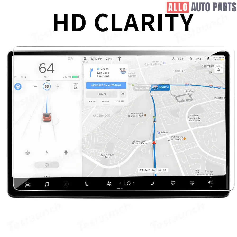 Tesla Model 3 Highland 2024+ Screen Protector | 8K Clear Tempered Glass - Tesla Interior Accessories > Dashboard >