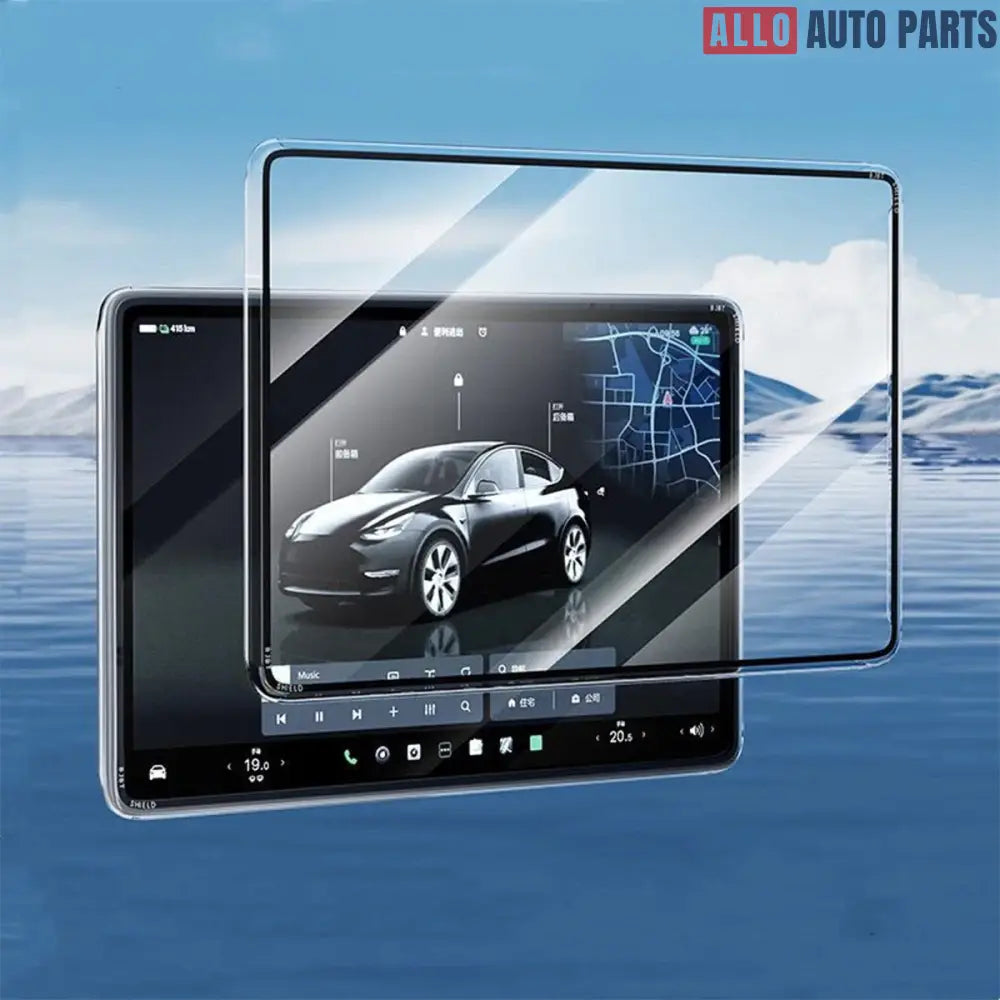 Tesla Model 3/Y Screen Protector & Frame Cover - All-in-One Tempered Glass - 2024 FLASH SALE