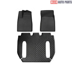 Tesla Model X 2021-2024 All Weather Floor Mats & Cargo Liners - Custom TPE Set - Tesla Interior Accessories > Floor Mat