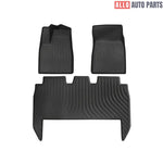 Tesla Model X 2021-2024 All Weather Floor Mats & Cargo Liners - Custom TPE Set - Tesla Interior Accessories > Floor Mat