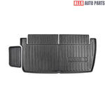 Tesla Model X 2021-2024 All Weather Floor Mats & Cargo Liners - Custom TPE Set - Tesla Interior Accessories > Floor Mat