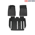 Tesla Model X 2021-2024 All Weather Floor Mats & Cargo Liners - Custom TPE Set - Tesla Interior Accessories > Floor Mat