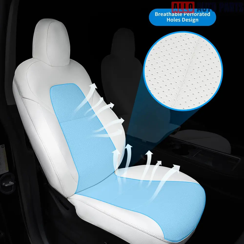 Tesla Model Y 7-Seater Seat Covers 2021-2024 | 40/60 Split 2nd Row - Tesla Interior Accessories > Seat > Cushion