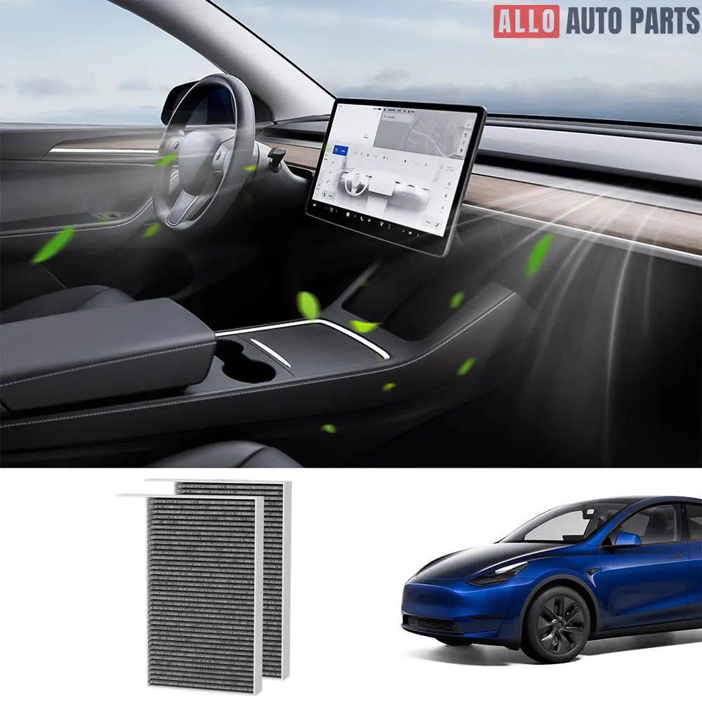 Tesla Model Y HEPA Cabin Air Filter Replacement (2020-2024) Activated Carbon - Tesla Interior Accessories > Air Filter