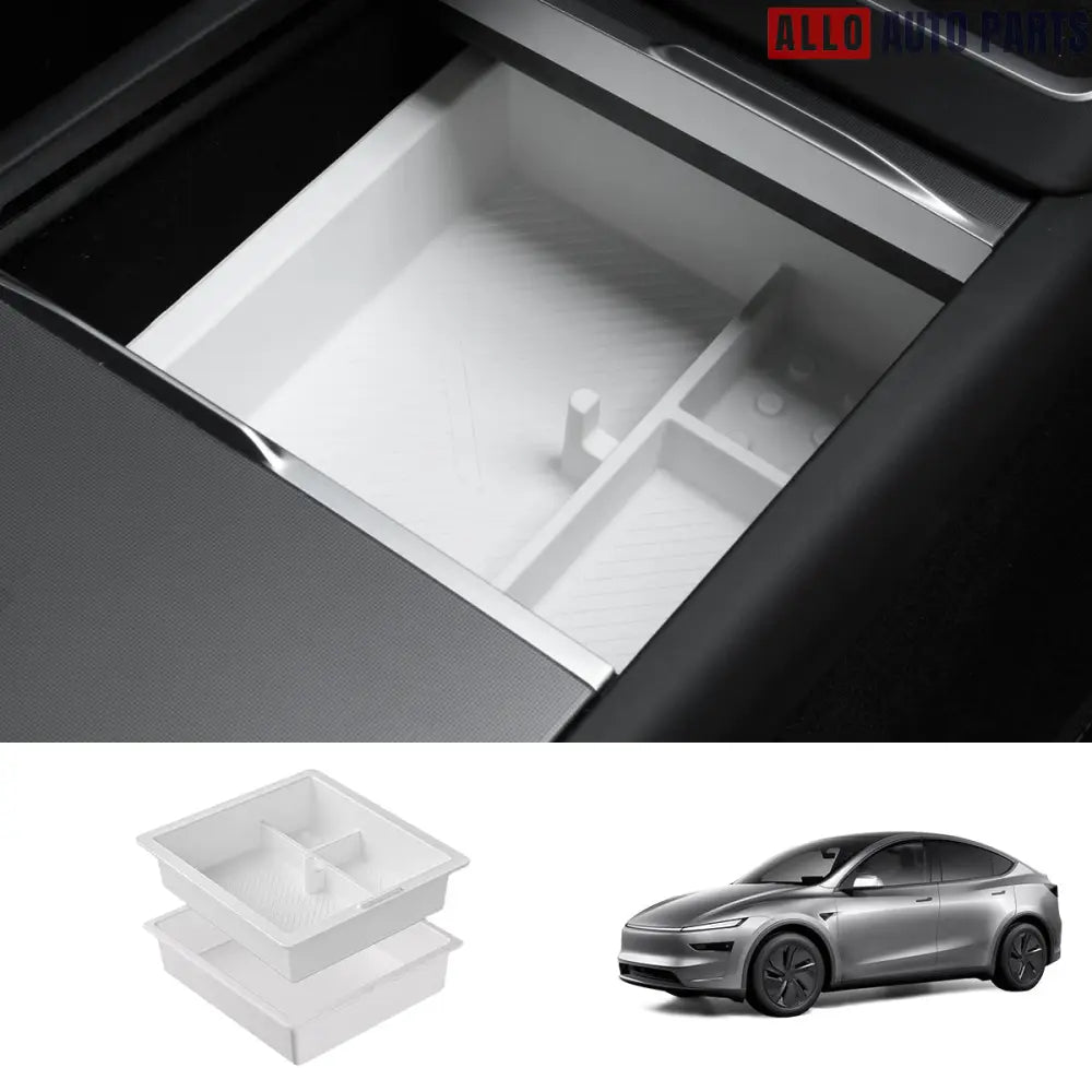 Tesla Model Y Juniper 2025 Center Console & Armrest Organizer Set - 2pc - Tesla Interior Accessories > Center Console >