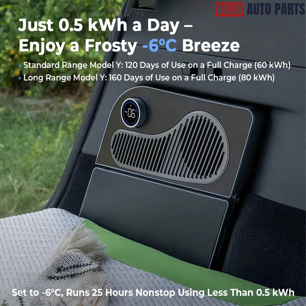 Tesla Model Y / Model Y Juniper 2025+ Hidden Trunk Refrigerator - 15L Compressor Cooler (2020-2025) - Tesla Interior