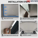 Tesla Model Y Juniper 2025 Roof Sunshade | Nano Ice Crystal Heat Protection - Tesla Interior Accessories > Sunroof >