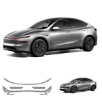 Tesla Model Y Juniper 2025+ Smoked TPU Headlight & Taillight Tint Film - Tesla Exterior Accessories > Exterior Wrap >