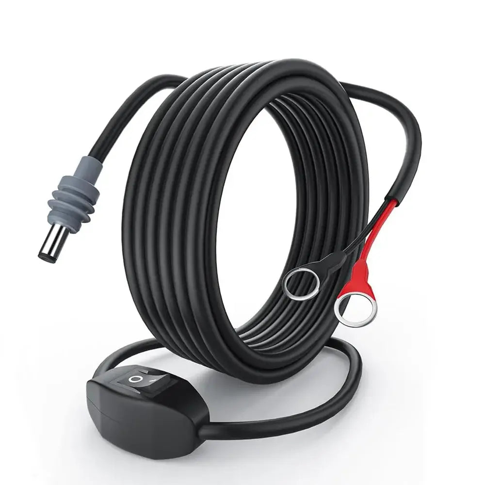 10ft DC Power Cable for Starlink Mini - O-Ring Battery Connector with Switch - Tesla Exterior Accessories > Starlink