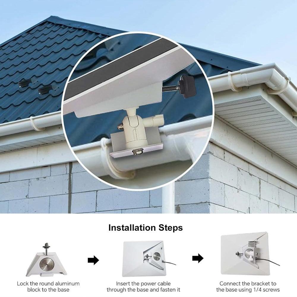 alloautoparts-adjustable-gutter-mount-with-screw-adapter-for-starlink-mini