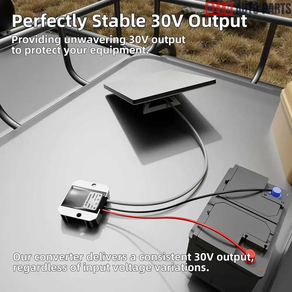 12V/24V to 30V DC Power Adapter for Starlink Mini - IP68 Waterproof Converter - Tesla Exterior Accessories > Starlink