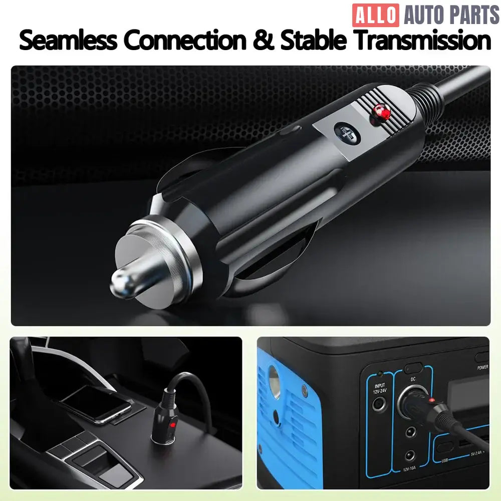 12V Car Charger for Starlink Mini - 10ft DC Power Cable with Switch - Tesla Interior Accessories > Starlink