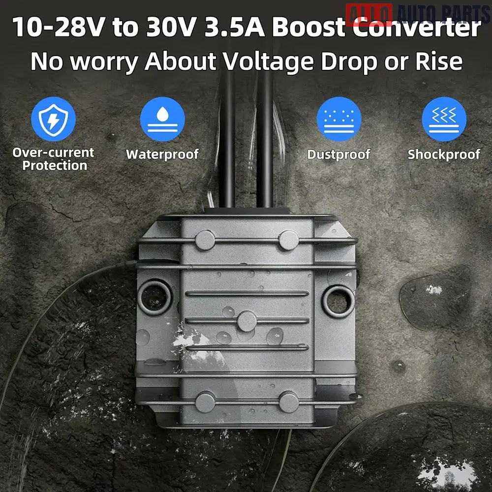 12V to 30V Step-Up Converter for Starlink Mini | Anderson Plug | 23FT DC Cable - Tesla Exterior Accessories > Starlink