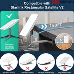 150FT Starlink Gen 2 Replacement Cable - Extension for Rectangular Satellite V2 - Tesla Exterior Accessories > Starlink