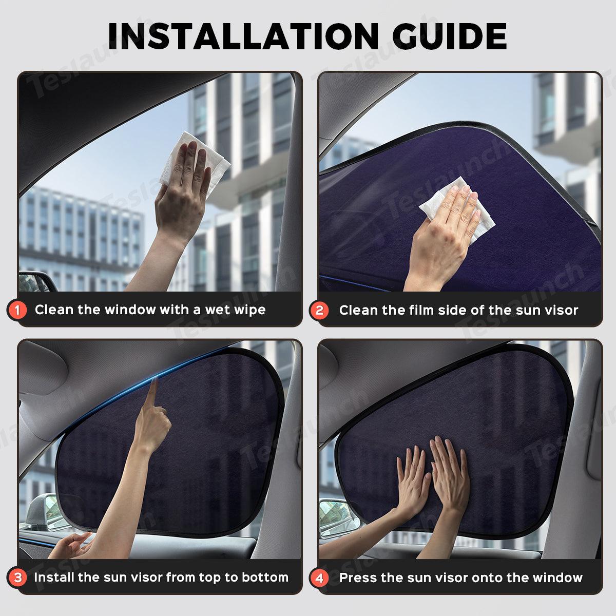 alloautoparts-static-cling-mesh-insulated-side-window-sunshade-for-tesla-model-3