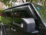 Luxury Weather Shields Weathershields Window Visors for Wrangler JL 2018+ Tinted